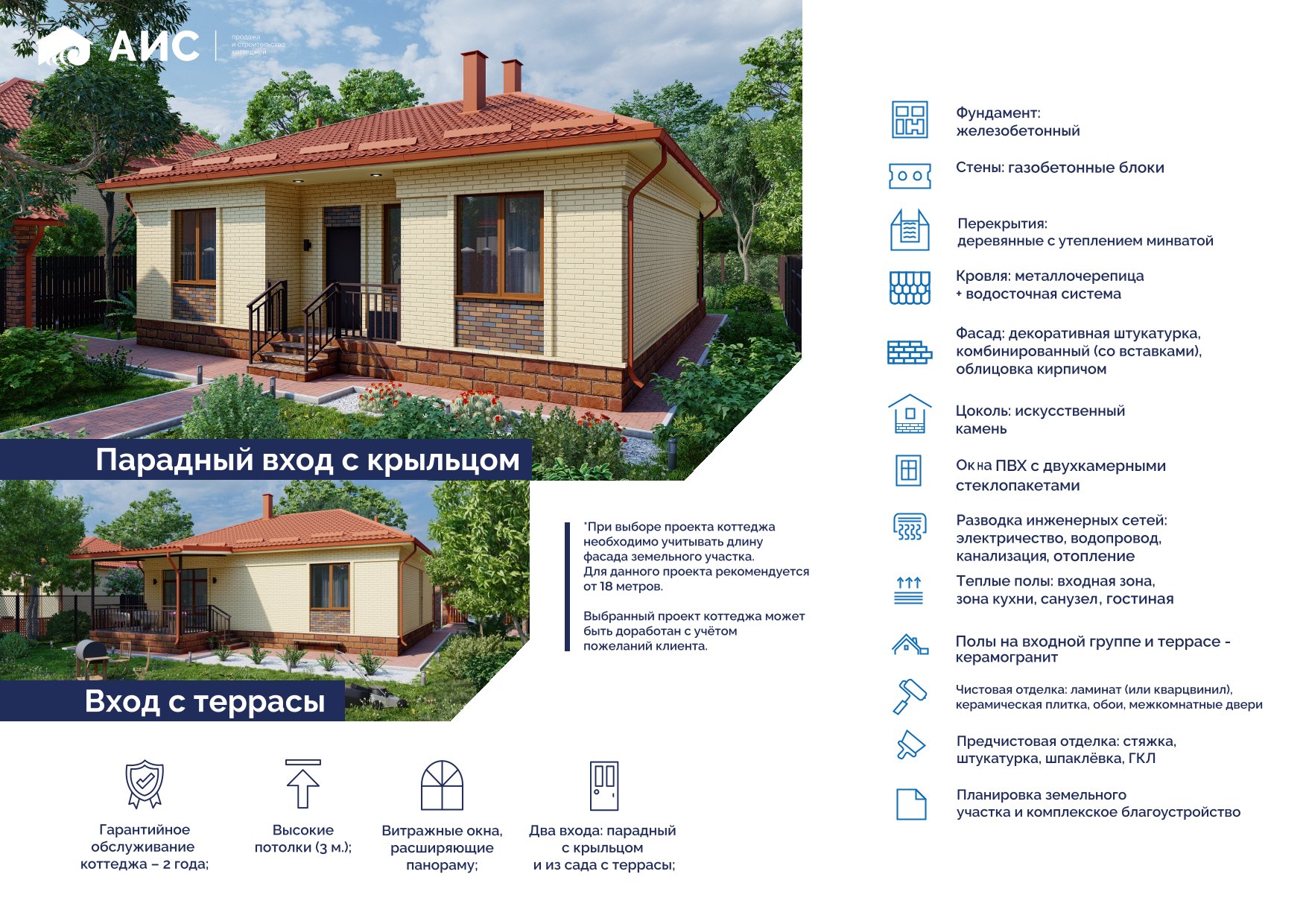 Дом П1-107-СП3 — АнапаИнвестСтрой